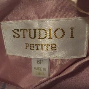 Three nice dressy dresses one fur cape